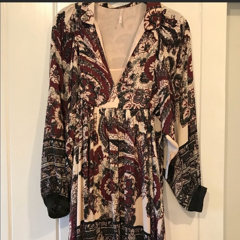 New! Free People Flowy Dress - Picture 3 of 7